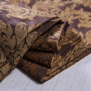 Tecido de Cortina Jacquard Chenille de Alta Qualidade 100% Poliéster 380GSM <span class=keywords><strong>para</strong></span> Estofamento de Sala de Estar e Sofá - Product Image 3
