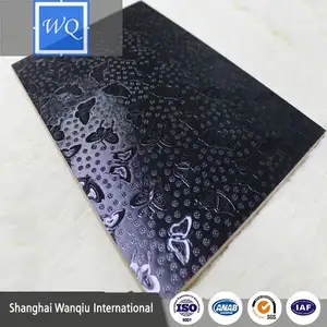 Popular de alumínio compósito de madeira placa de mdf laqueado com boa qualidade a partir de Hengjia madeira Linyi China