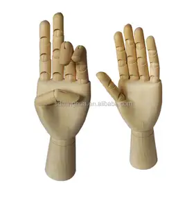 nghệ thuật mô hình bàn tay người lùn gỗ tay nghệ sĩ vẽ người lùn ở kích thước khác nhau