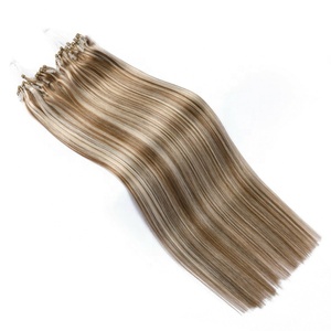 Precio de fábrica de venta al por mayor venta al por menor anillo <span class=keywords><strong>micro</strong></span> extensiones de cabello humano extensiones de bucle de extensión de cabello en stock - Product Image 3