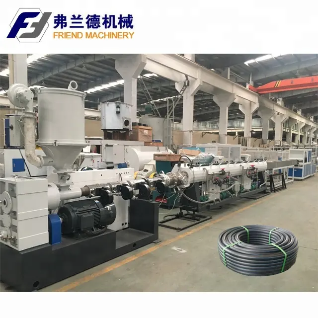 PE HDPE Water Supply Pipe and Drainage Pipe Extrusion Line / Making Machine
