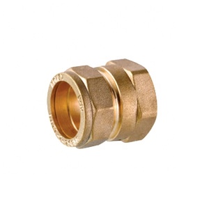 Conector Hembra de 15 mm, Accesorios de Compresión de Latón para Tuberías de Cobre - Product Image 2