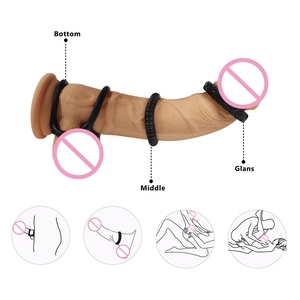 Großhandel OEM ODM <span class=keywords><strong>Hot</strong></span> <span class=keywords><strong>Sale</strong></span> Silikon Verzögerung Ejakulation Cockring Sexspielzeug für Mann Penis Cockring - Product Image 6