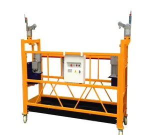 Building facade aerial safety temporary suspended platform window glass cleaning machine