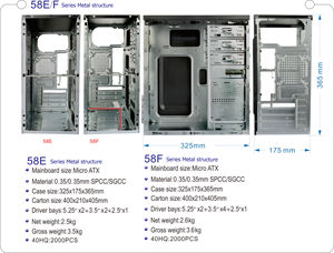 Micro <span class=keywords><strong>tour</strong></span> <span class=keywords><strong>ATX</strong></span> boîtier d'ordinateur SX-C5816 - Product Image 4