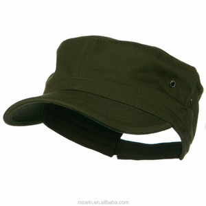 Không Xây dựng Chất Lượng Cao 100% Cotton Ajustable <span class=keywords><strong>Hook</strong></span> & Dây Đeo Vòng Lặp Đóng Cửa Olive Màu Xanh Lá Cây Rắn Trống <span class=keywords><strong>Flat</strong></span> <span class=keywords><strong>Top</strong></span> Cap - Product Image 3