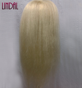 LINDAL-maniquíes de cosmetología para mujer, maniquí de entrenamiento maniquí femenino de peluquería maniquí de pelo humano real para peluquero - Product Image 3