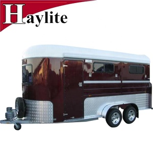 CE Cercificate Disesuaikan Sudut Memuat 2HAL 3HAL 2 <span class=keywords><strong>3</strong></span> 4 Kuda Float Horse Trailer - Product Image 3