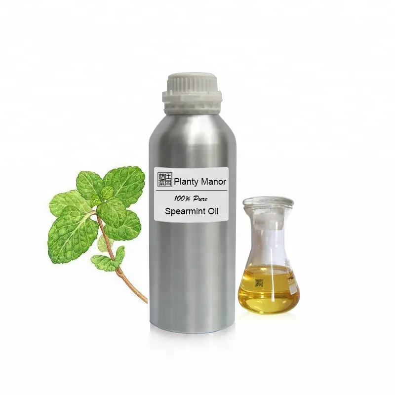 Certification and Flowers Raw Material Pure Essential Spearmint Oil