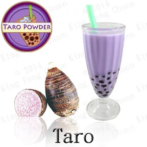 Taiwan taro milk tea powder drink Bag HACCP ISO Tapioca Ball flavor powder tw purple bubble tea ingredients