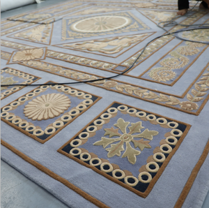 Thảm Phòng Khách Trung Tâm Len New Zealand 100% - Product Image 2