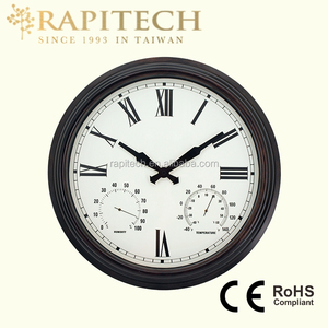 Reloj de plástico popular de 15,7 pulgadas con termómetro e higrómetro - Product Image 3