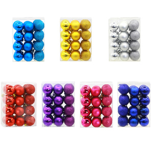 En gros <span class=keywords><strong>Pas</strong></span> <span class=keywords><strong>Cher</strong></span> <span class=keywords><strong>Décoration</strong></span> D'ornement De sapin De Noël Suspendus Boule De Noël En Plastique - Product Image 4