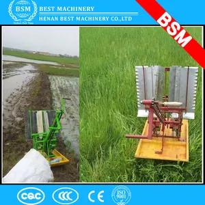 2 Rijen Handbediende Transplanter/rijst planter/paddy plantmachine voor koop