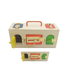 Cinese di Apprendimento Infantile di centro di apprendimento Precoce giocattoli <span class=keywords><strong>montessori</strong></span> casella di blocco bordo - Product Image 3