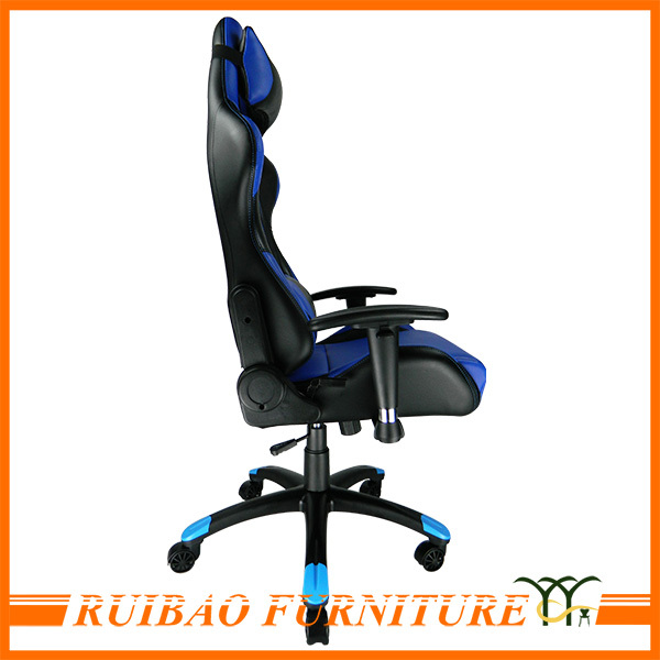Large high PU leather Erogonomic Racing Style game computer desk chairs