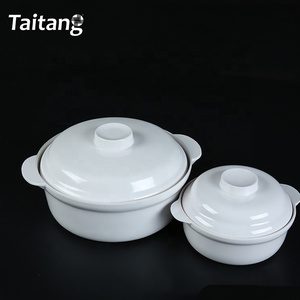 Simple melamina arroz grande con tapa - Product Image 1