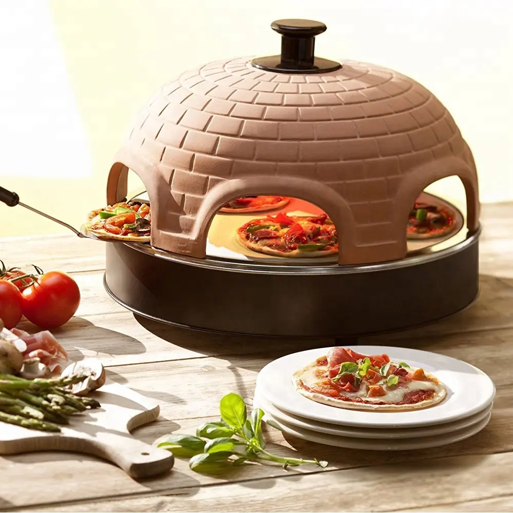 Pentole Aggiornato di Terracotta Mini Forno Per La Pizza Elettrico