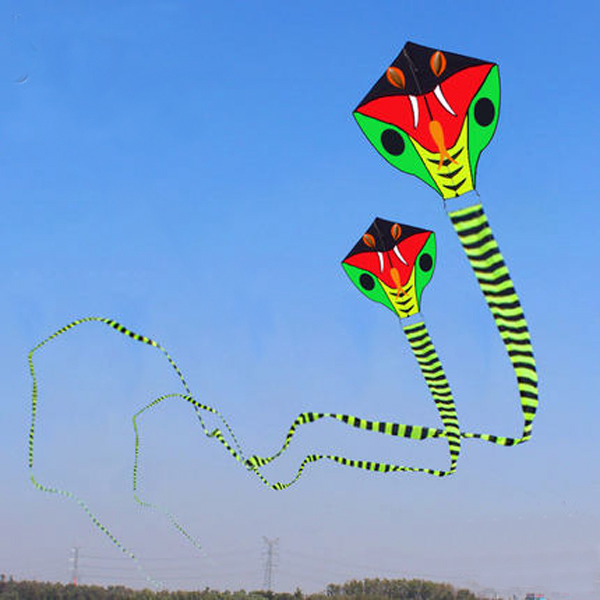 lopituwe Cometa voladora de Serpiente para Actividades al Aire Libre, Brillante, Ideal para niños. Cometa voladora de Serpiente para Actividades al Aire Libre, Profesional, 8m