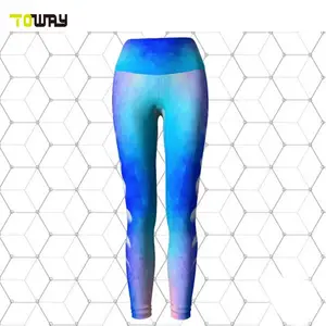 Grosir Legging Cetak Sublimasi Kustom untuk Wanita