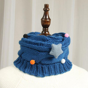 Alibaba Chine <span class=keywords><strong>Gros</strong></span> Personnalisé Enfants D'hiver Tricoté De Laine <span class=keywords><strong>Snood</strong></span> Avec Peu Étoiles - Product Image 2