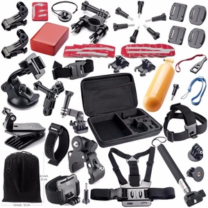 Macchina Fotografica di Azione della fabbrica Kit di Accessori 50 in 1 per Gopros <span class=keywords><strong>Go</strong></span> <span class=keywords><strong>Pro</strong></span> HD Heros 7 6 5 4 3 3 + 2 SJ5000 - Product Image 1