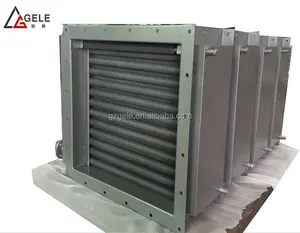 Thermal Hot Fluid Oil to Air Recuperator Economizer Coils and Heat Exchangers for Heating Food Processing