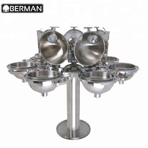 Hongkong bava bölücüler paslanmaz çelik asılı büfe hizmet gıda ısıtıcısı cam kapak rulo üst chafer dönen chafing çanak - Product Image 2