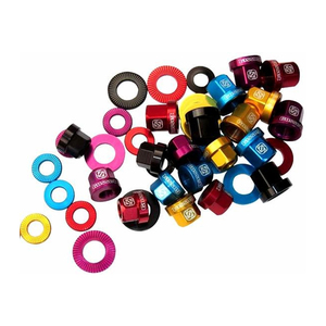 Écrous d'essieu personnalisés en alliage d'<span class=keywords><strong>aluminium</strong></span>, 3/8 à 26 tpi, pour BMX, écrous <span class=keywords><strong>de</strong></span> <span class=keywords><strong>roue</strong></span> personnalisés, livraison gratuite - Product Image 5