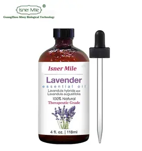 OEM/ODM Etiqueta Privada de 100% puro aceite de lavanda Natural grado terapéutico de calidad Premium mezcla de aceite esencial de lavanda