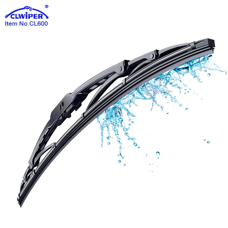 Metal wiper blade with Trico functions hook, side lock, side pin and bayonet arms