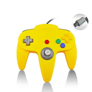 पुराने Gamepad जॉयस्टिक के लिए सरकारी Nintendo 64 N64 नियंत्रक 14 रंग विकल्प