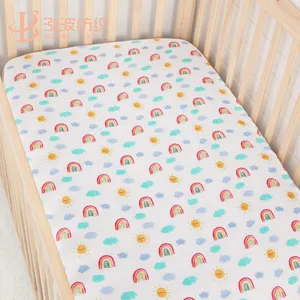 מותאם אישית עיצובים גיליון תינוק עריסה פרימיום במבוק מזרן כיסוי מיטת גיליון