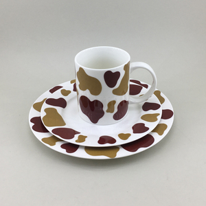 Micro-ondes sûr pas cher fantaisie <span class=keywords><strong>arcopal</strong></span> turc vache dîner ensembles porcelaine 16 pcs ensemble de <span class=keywords><strong>vaisselle</strong></span> - Product Image 6