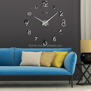 Nordic Large <strong>Decorative</strong> <strong>Clocks</strong> <strong>Wall</strong> 3D Diy <strong>Wall</strong> <strong>Clock</strong> Big Size Mirror Creative Digital <strong>Wall</strong> <strong>Clock</strong> Horloge - Product Image 4