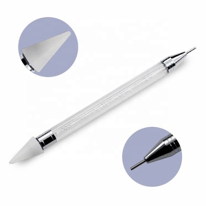 Stylo à points double embout pour nail art, applicateur de strass et de perles en cristal, outil de manucure pour la décoration des ongles - Product Image 3