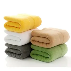 Trung quốc nhà máy bán buôn 35x75 cm kích thước màu sắc tinh khiết dày sang trọng mềm 100% cotton mặt khăn sản phẩm