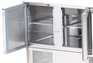 Réfrigérateur de présentation pour bar à salades / Table de préparation de pizzas - Product Image 5