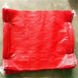 Plastic PE Raschel Mesh Net Potato Bags 50kg HDPE Mesh Bag For Vegetable And Fruit