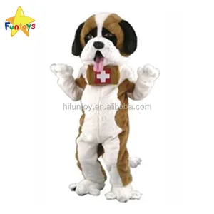 Funtoys CE Saint Bernard 狗动物吉祥物服装中国制造/fabrique en chine