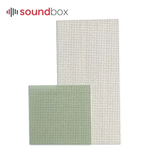 Mdf perforated acoustic sound absorbing noise reduction mdf absorption panel board in big spaces CN GUA