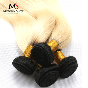Extension per <span class=keywords><strong>Capelli</strong></span> Modern Show 1b 613 Ombre, Ciocche di <span class=keywords><strong>Capelli</strong></span> <span class=keywords><strong>da</strong></span> Nero <span class=keywords><strong>a</strong></span> Biondo, Trama Bicolore - Product Image 3