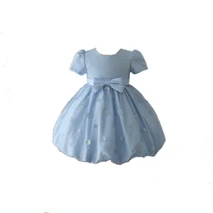 2024 핫 세일 아기 원피스 중국 봄 축제 어린이 옷 새해 축하 파티 컬렉션 드레스