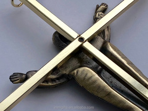 Croix en métal ressuscité jésus suspendu religieux inspirant chrétien - Product Image 6