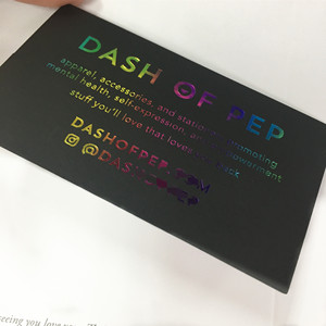 Tùy Chỉnh In Văn Phòng Phẩm Giấy Bưu Thiếp Đá Cẩm Thạch Holographic Foil Cảm Ơn Bạn Kinh Doanh Kinh Doanh Thiệp Chúc Mừng - Product Image 1