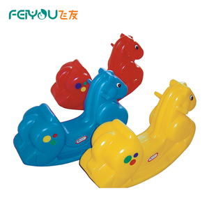 Caballo Balancín de Plástico LLDPE de Grado Alimenticio Personalizado Feiyou, Tema Animal, para Patio de Juegos al Aire Libre, Edad 3-12 Años, Certificado CE/<span class=keywords><strong>IPEM</strong></span>/TUV, 5 Años de Garantía - Product Image 2
