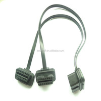 Cavo di Prolunga Splitter OBD2 16 Pin OBDSpace, Cavo a Y Maschio-Doppio Femmina J1962M 2-J1962F, Conduttore in Rame Puro, PVC