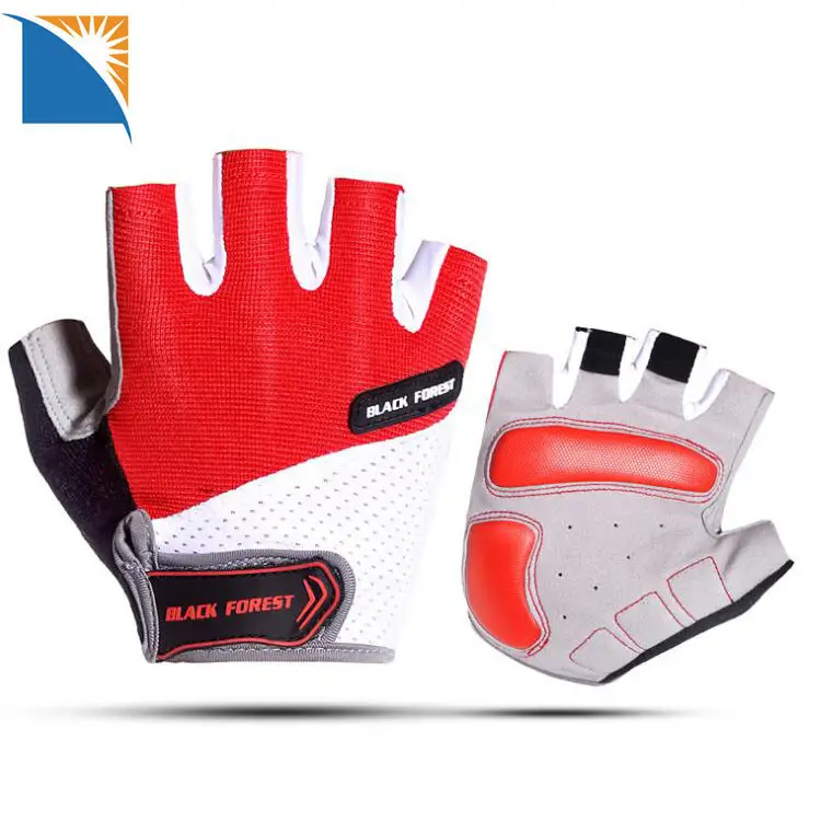 Cycling Gloves Men 5mm Gel Pad Shock Absorbing Mountain Biking Gloves Breathable Half Finger Bicycle Gloves