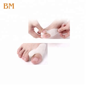 Séparateurs d'orteils en gel de silicone de couleur douce pour le soin des ongles des pieds, correction des <span class=keywords><strong>hallux</strong></span> <span class=keywords><strong>valgus</strong></span> et des bunions, pour enfants et correction des gros orteils - Product Image 4