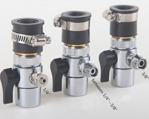 Nhà Máy Ban Đầu Vòi Nước Giá Trị Kim Loại Đôi Duy Nhất Vòi Nước Diverter 3/8 "1/4" Đầu vào/Ổ Cắm Van - Product Image 6